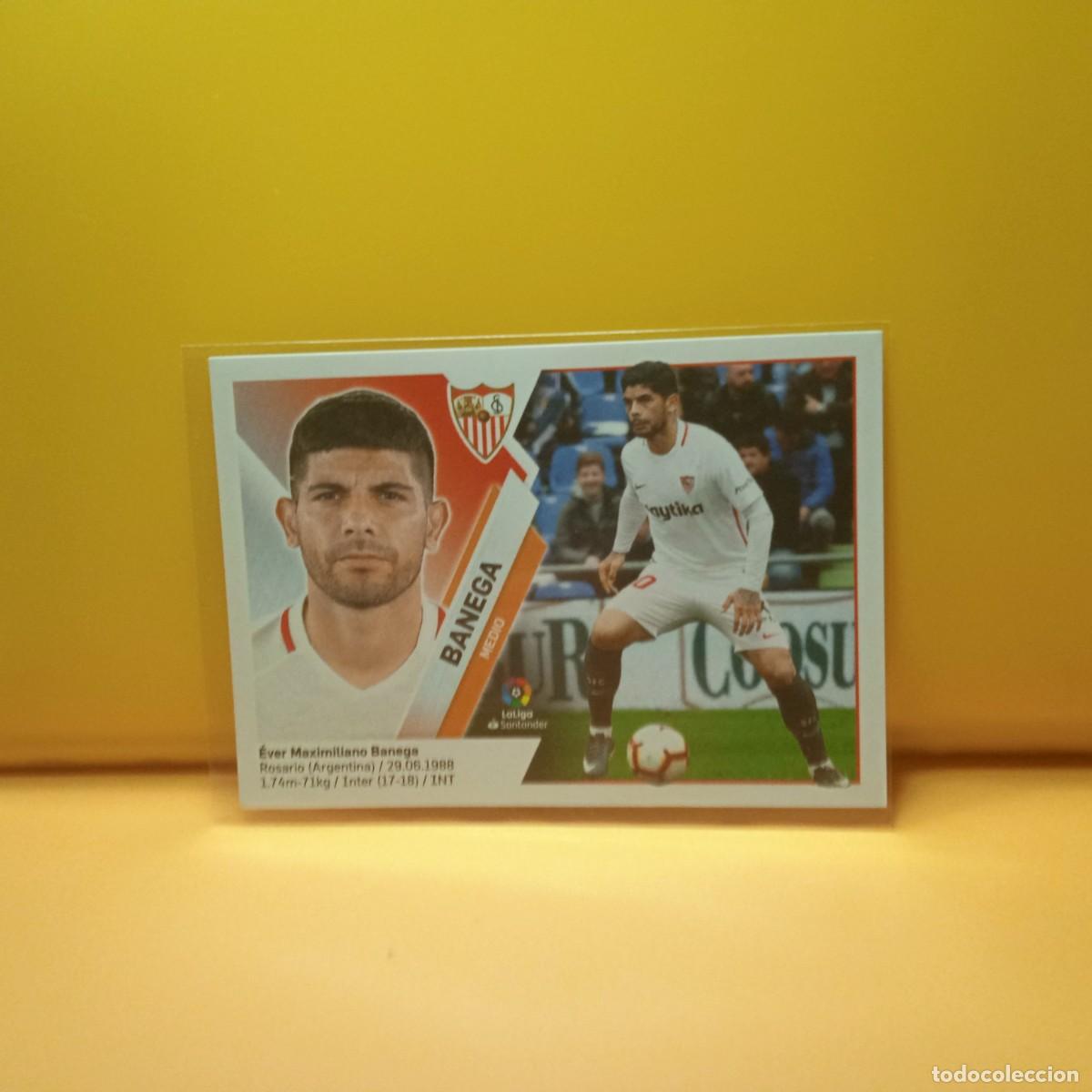 Cromos de f&uacute;tbol: EDICIONES ESTE 2019 2020 19 20 SEVILLA F.C BANEGA 10