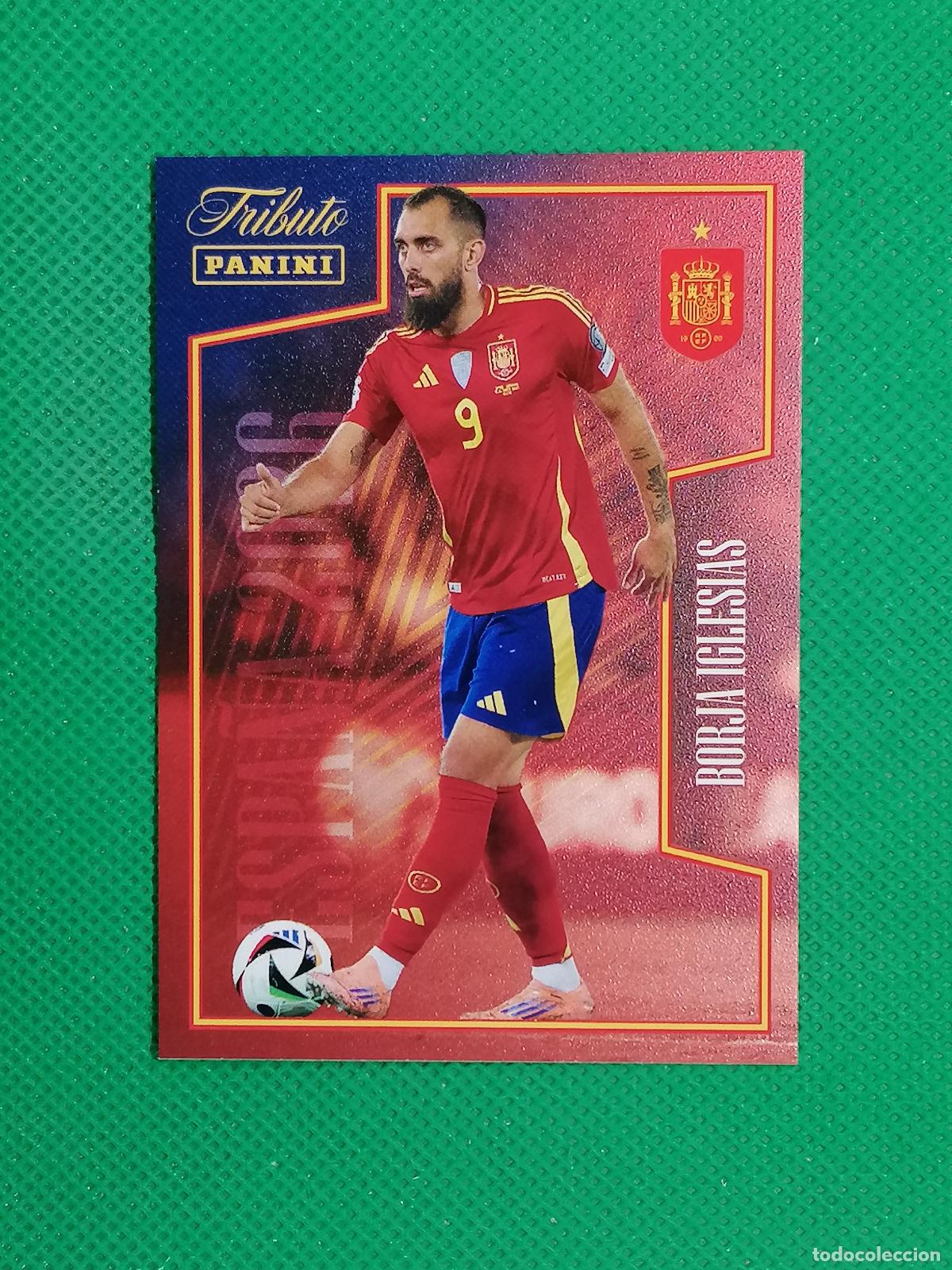 Cromos de f&uacute;tbol: 65 BORJA IGLESIAS ⚽PANINI TRIBUTO SELECCION ESPA&Ntilde;OLA ESPA&Ntilde;A CARD 26 2026⚽