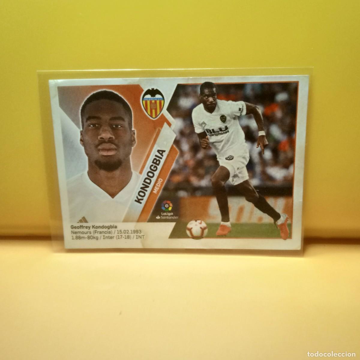 Cromos de f&uacute;tbol: EDICIONES ESTE 2019 2020 19 20 VALENCIA C.F KONDOGBIA 9