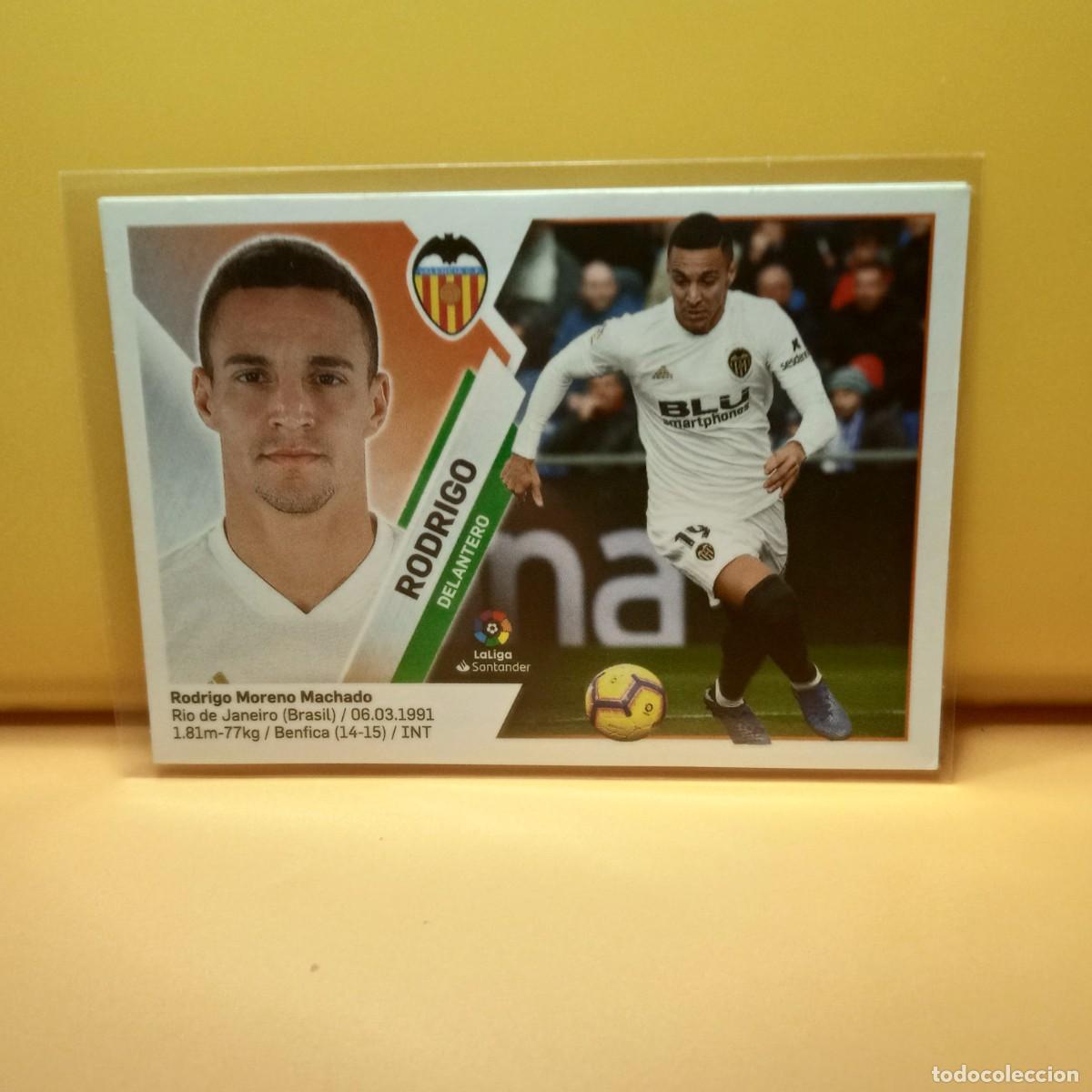 Cromos de f&uacute;tbol: EDICIONES ESTE 2019 2020 19 20 VALENCIA C.F RODRIGO 14A 14 A