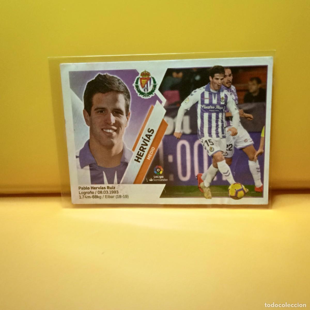 Cromos de f&uacute;tbol: EDICIONES ESTE 2019 2020 19 20 REAL VALLADOLID CF HERV&Iacute;AS 11A 11 A