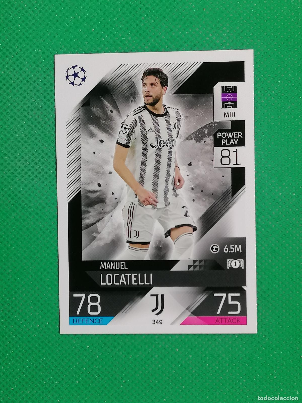Cromos de f&uacute;tbol: 349 MANUEL LOCATELLI JUVENTUS ⚽ TOPPS MATCH ATTAX CHAMPIONS 2022 2023 22 23 ⚽