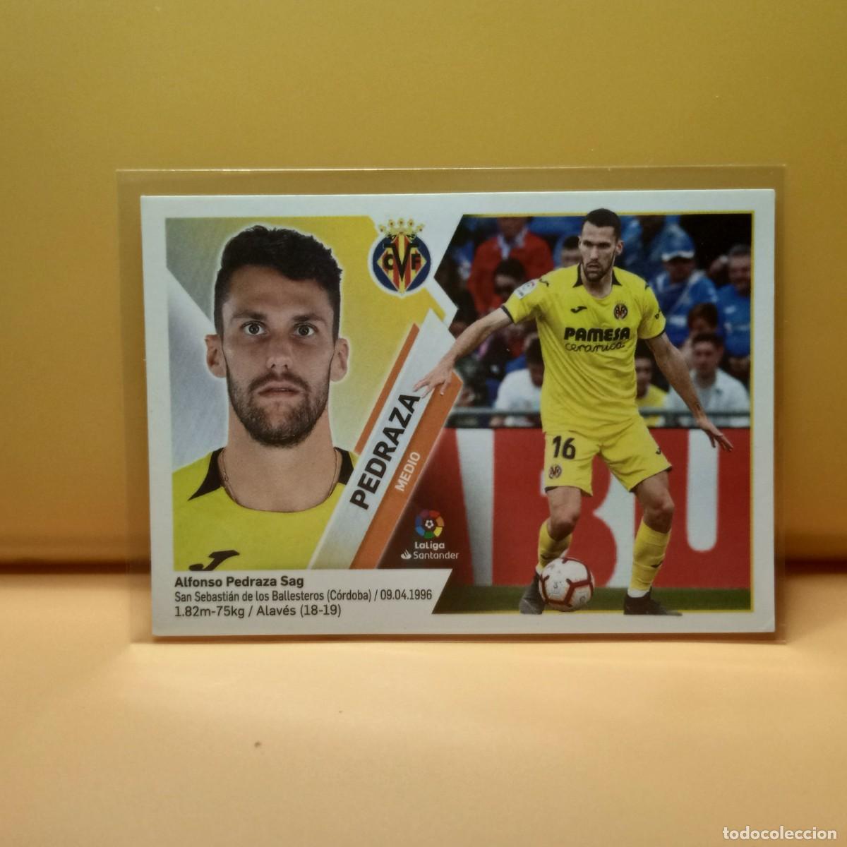 Cromos de f&uacute;tbol: EDICIONES ESTE 2019 2020 19 20 VILLARREAL C.F PEDRAZA 9A 9 A (1&ordf; EDICI&Oacute;N)