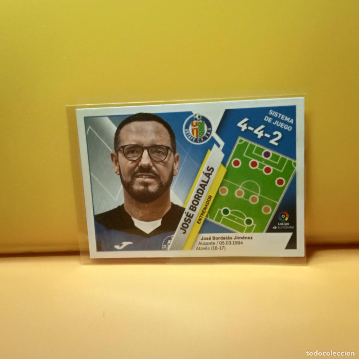 Cromos de f&uacute;tbol: EDICIONES ESTE 2019 2020 19 20 ENTRENADORES GETAFE CF JOS&Eacute; BORDAL&Aacute;S 18