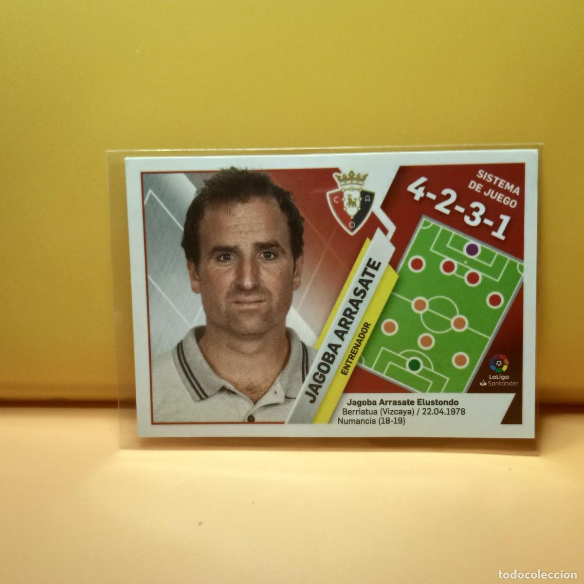 Cromos de f&uacute;tbol: EDICIONES ESTE 2019 2020 19 20 ENTRENADORES C AT OSASUNA ARRASATE 30