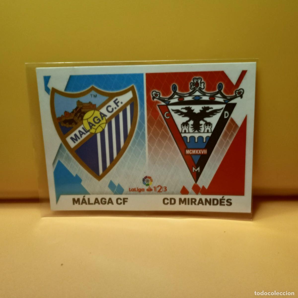 Cromos de f&uacute;tbol: EDICIONES ESTE 2019 2020 19 20 ESCUDOS LIGA 1,2,3 M&Aacute;LAGA/CD NIRANDES 7