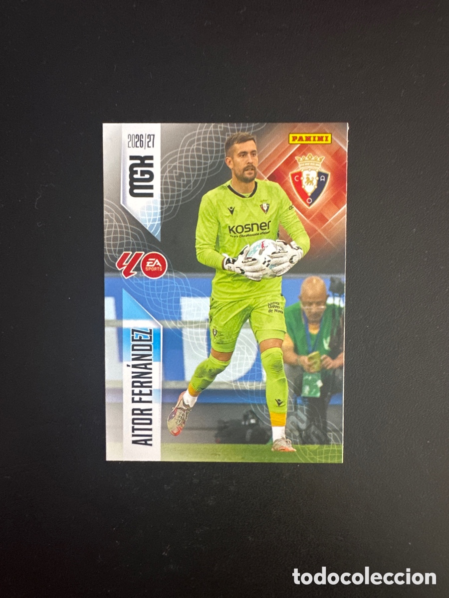 Cromos de f&uacute;tbol: AITOR FERN&Aacute;NDEZ OSASUNA N&Uacute;MERO 255 MEGACRACKS 2026 2027