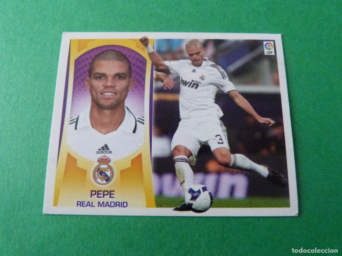 Cromos de Futebol: CROMO FUTBOL PEPE REAL MADRID SIN PEGAR N&ordm; 5 LIGA ESTE 2009-2010/09-10