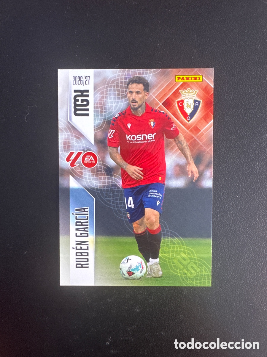 Cromos de f&uacute;tbol: RUB&Eacute;N GARCIA OSASUNA N&Uacute;MERO 265 MEGACRACKS 2026 2027