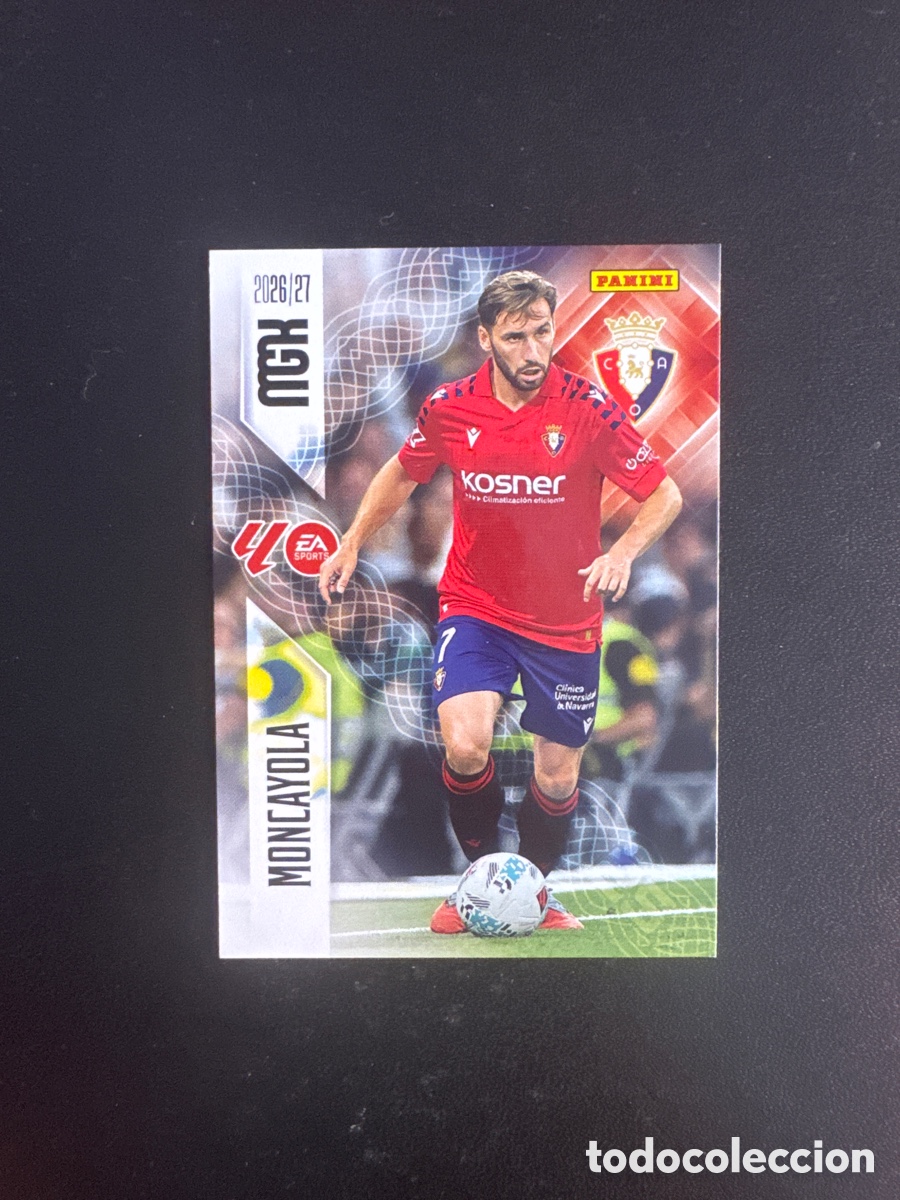 Cartes &agrave; collectionner de Football: MONCAYOLA OSASUNA N&Uacute;MERO 263 MEGACRACKS 2026 2027