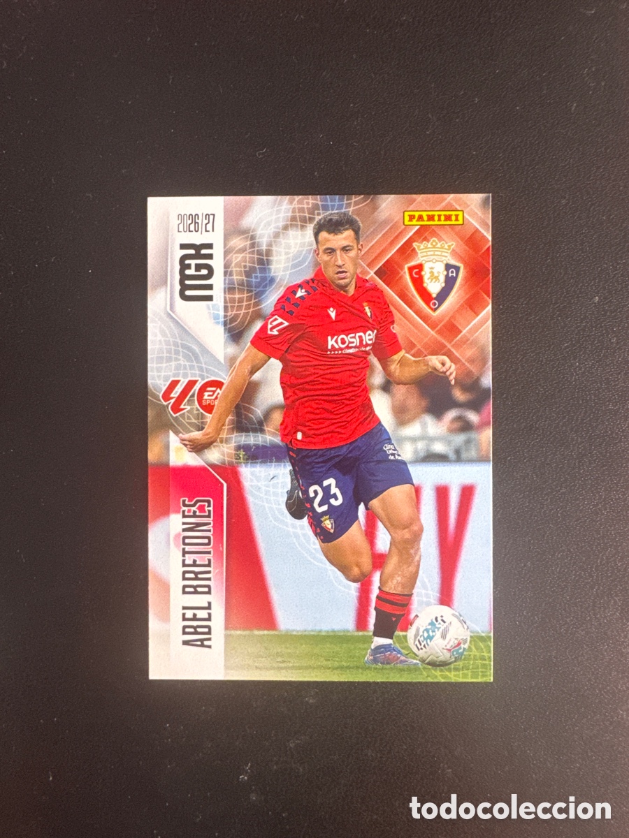 Cromos de f&uacute;tbol: ABEL BRETONES OSASUNA N&Uacute;MERO 260 MEGACRACKS 2026 2027