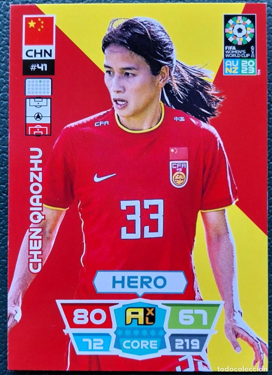 Cromos de f&uacute;tbol: 41 CHEN QIAOZHU CHINA FICHAS ALBUM ADRENALYN FEMENINO MUNDIAL WOMEN'S WORLD AU NZ 2023
