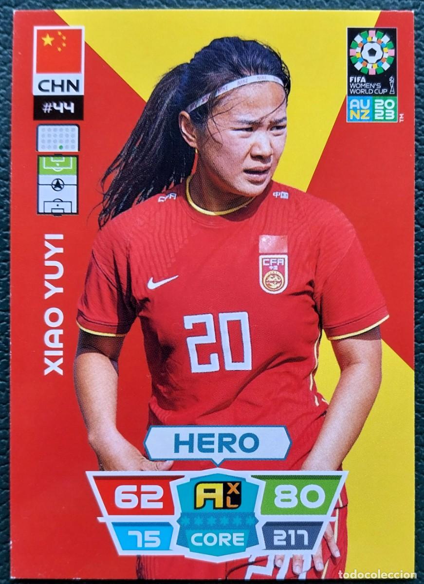 Cromos de f&uacute;tbol: 44 XIAO YUYI CHINA FICHAS ALBUM ADRENALYN FEMENINO MUNDIAL WOMEN'S WORLD AU NZ 2023