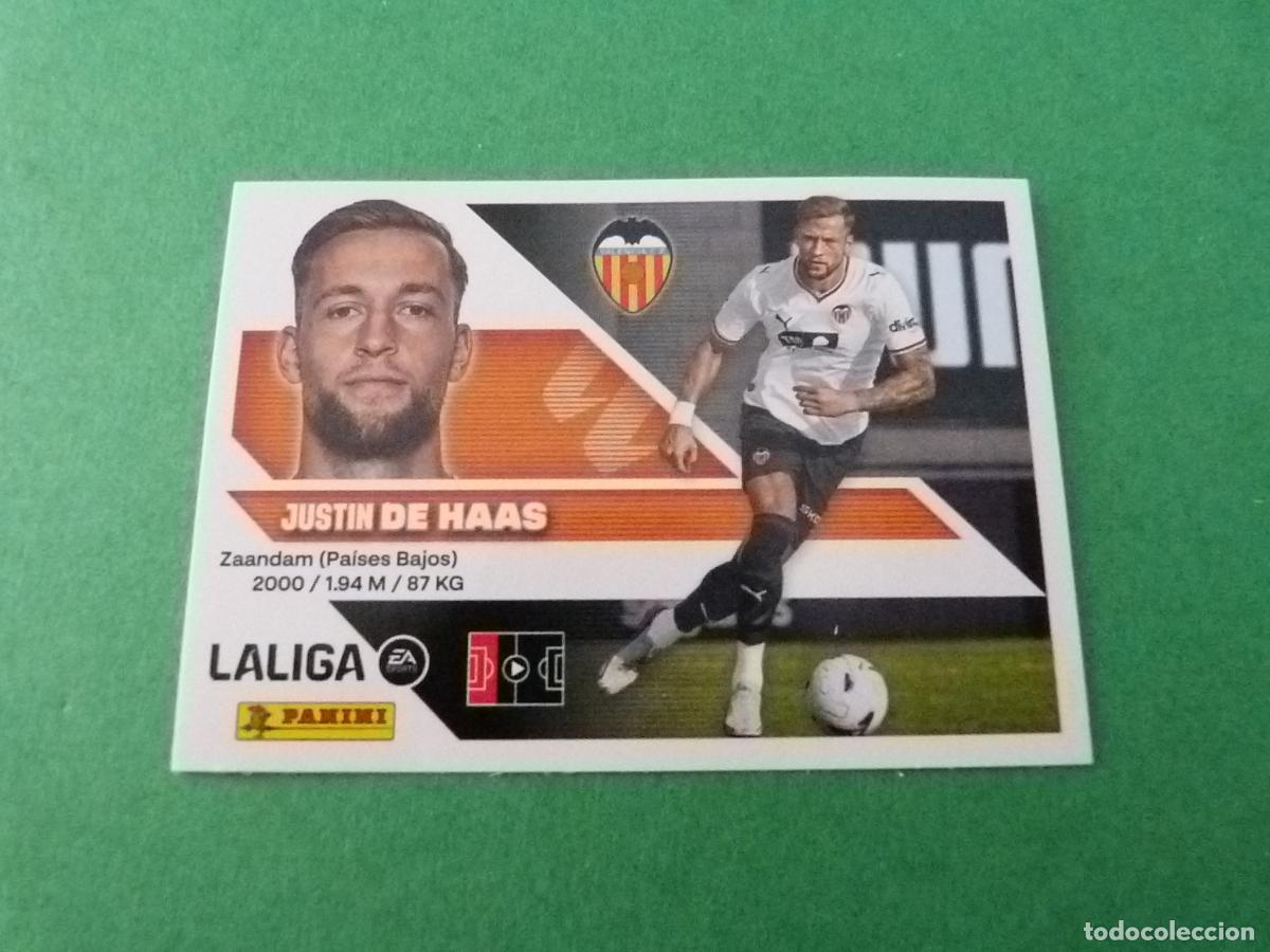 Cromos de f&uacute;tbol: CROMO FUTBOL DE HAAS VALENCIA C.F. SIN PEGAR FICHAJE N&ordm; 9 LIGA ESTE 2026-2027/26-27 PANINI