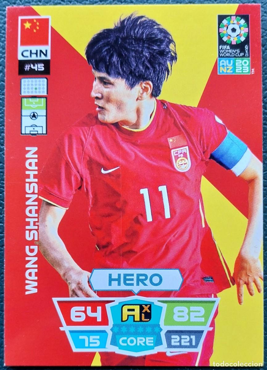 Cromos de Futebol: 45 WANG SHANSHAN CHINA FICHAS ALBUM ADRENALYN FEMENINO MUNDIAL WOMEN'S WORLD AU NZ 2023
