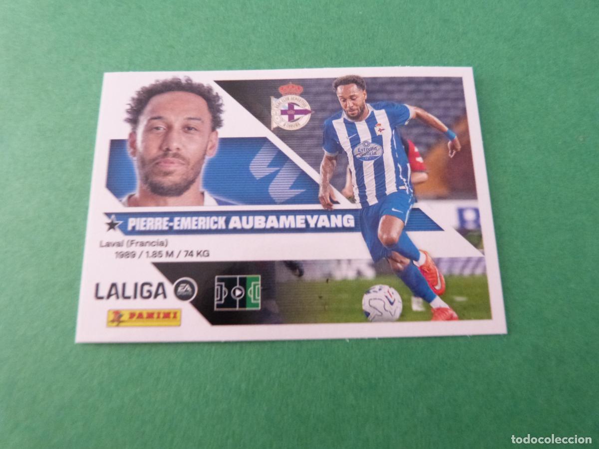 Cromos de f&uacute;tbol: CROMO FUTBOL AUBAMEYANG DEPORTIVO LA CORU&Ntilde;A SIN PEGAR FICHAJE N&ordm; 12 LIGA ESTE 2026-2027/26-27 PANINI