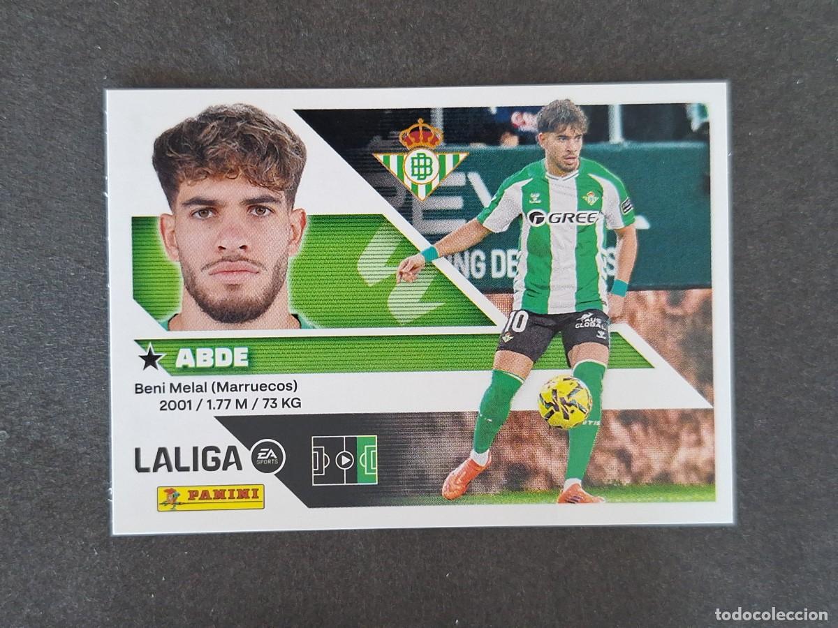 Cromos de f&uacute;tbol: L1 ABDE REAL BETIS BALOMPIE LIGA ESTE 2026 2027 26 27 NUNCA PEGADO SIN PEGAR