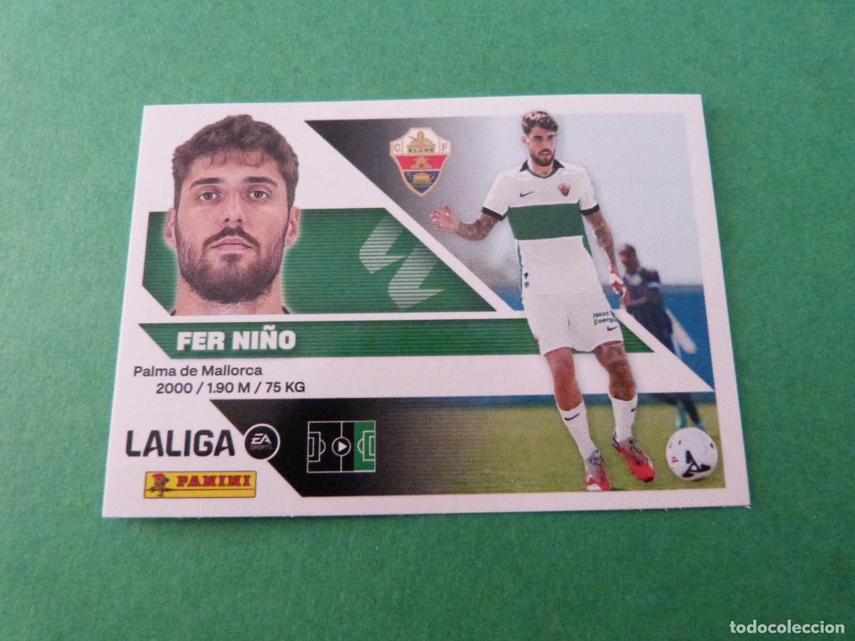 Cromos de f&uacute;tbol: CROMO FUTBOL FER NI&Ntilde;O ELCHE C.F. SIN PEGAR FICHAJE N&ordm; 15 LIGA ESTE 2026-2027/26-27 PANINI