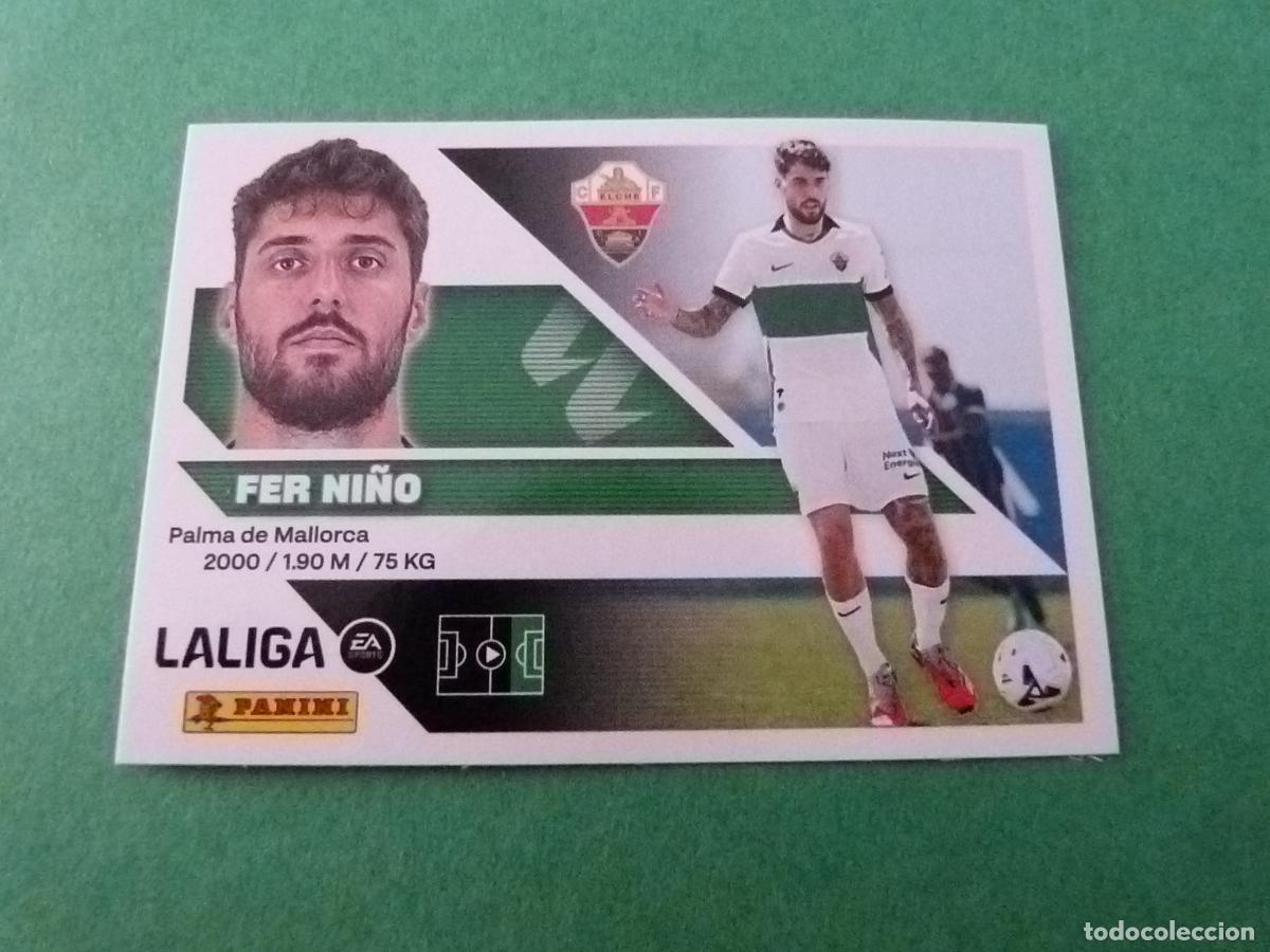 Cromos de f&uacute;tbol: CROMO FUTBOL FER NI&Ntilde;O ELCHE C.F. SIN PEGAR FICHAJE N&ordm; 15 LIGA ESTE 2026-2027/26-27 PANINI