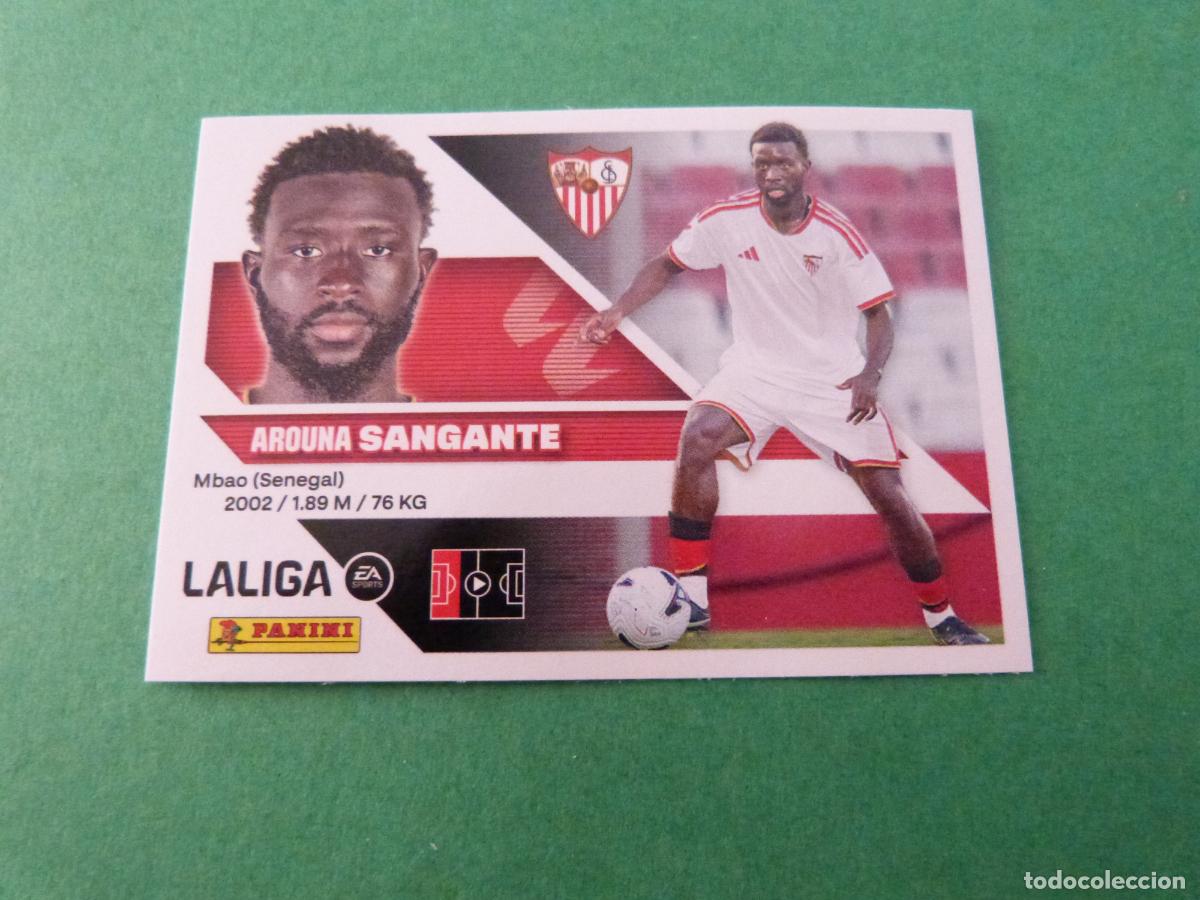 Cromos de f&uacute;tbol: CROMO FUTBOL SANGANTE SEVILLA F.C. SIN PEGAR FICHAJE N&ordm; 17 LIGA ESTE 2026-2027/26-27 PANINI