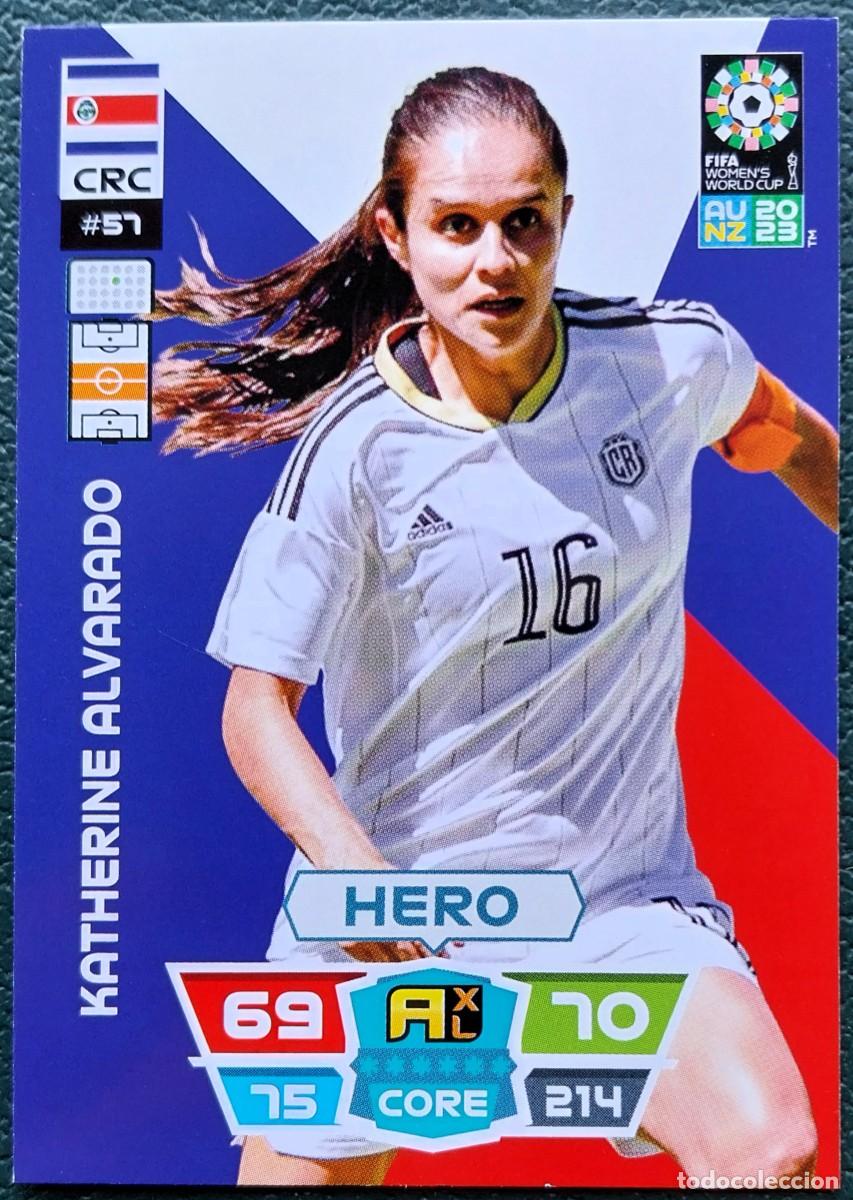 Cromos de f&uacute;tbol: 57 KATHERINE ALVARADO COSTA RICA FICHAS ALBUM ADRENALYN FEMENINO MUNDIAL WOMEN'S WORLD AU NZ 2023