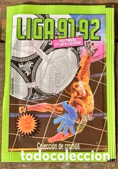 Cromos de f&uacute;tbol: SOBRE CROMOS LA LIGA 91 92. EDICIONES ESTE. NUEVO. PRIMERA DIVISI&Oacute;N.
