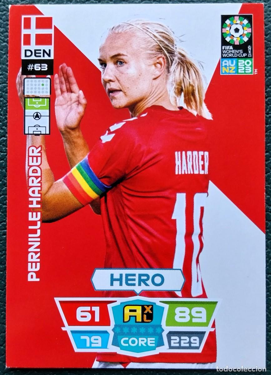 Cromos de Futebol: 63 PERNILLE HARDER DINAMARCA FICHAS ALBUM ADRENALYN FEMENINO MUNDIAL WOMEN'S WORLD AU NZ 2023