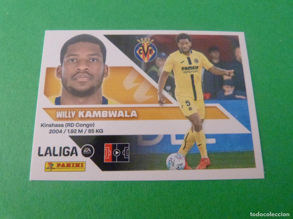 Cromos de f&uacute;tbol: CROMO FUTBOL KAMBWALA VILLARREAL C.F. SIN PEGAR N&ordm; 8 A LIGA ESTE 2026-2027/26-27