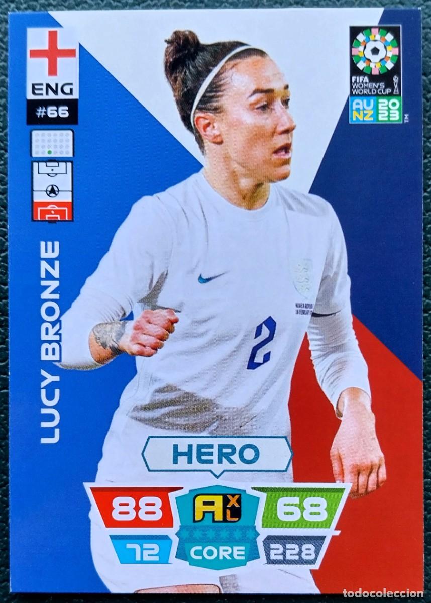 Cromos de f&uacute;tbol: 66 LUCY BRONZE INGLATERRA FICHAS ALBUM ADRENALYN FEMENINO MUNDIAL WOMEN'S WORLD AU NZ 2023