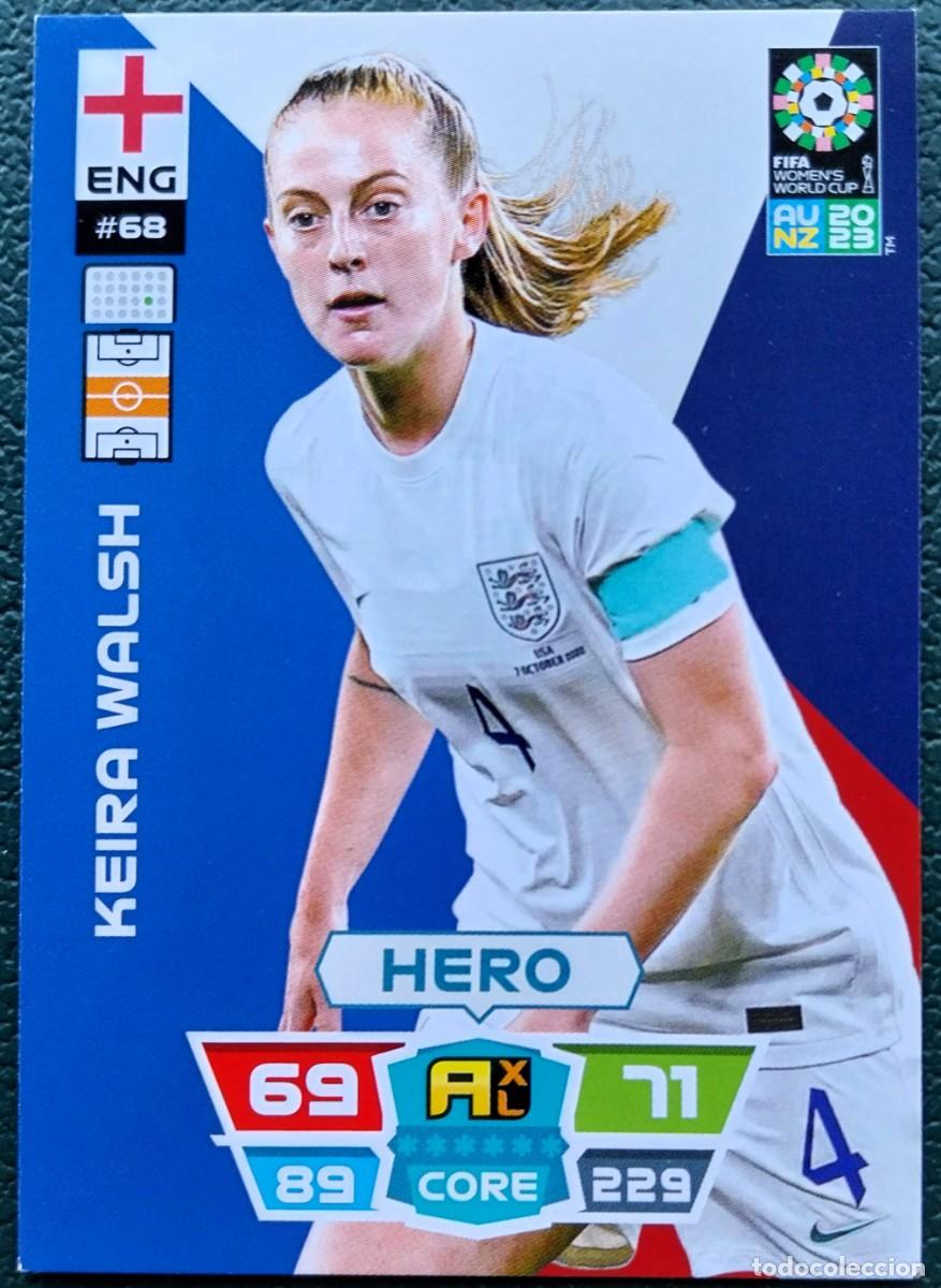 Cromos de f&uacute;tbol: 68 KEIRA WALSH INGLATERRA FICHAS ALBUM ADRENALYN FEMENINO MUNDIAL WOMEN'S WORLD AU NZ 2023