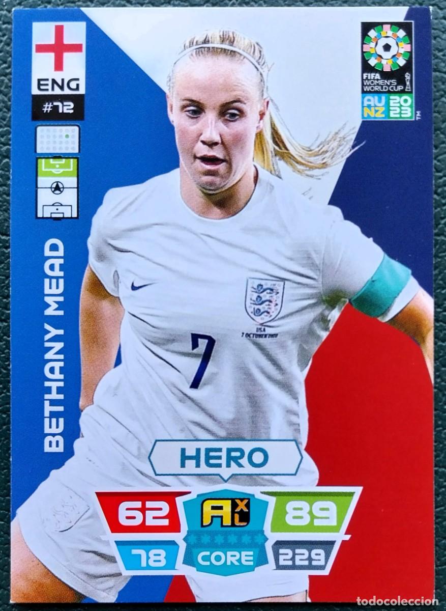 Cromos de f&uacute;tbol: 72 BETHANY MEAD INGLATERRA FICHAS ALBUM ADRENALYN FEMENINO MUNDIAL WOMEN'S WORLD AU NZ 2023