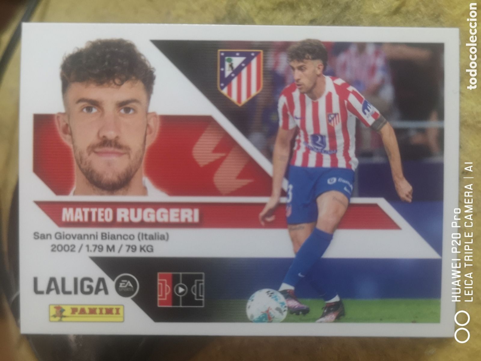 Cromos de f&uacute;tbol: LIGA ESTE 2026 2027 26 27 RUGGERI ULTIMOS FICHAJES 10 ATLETICO DE MADRID