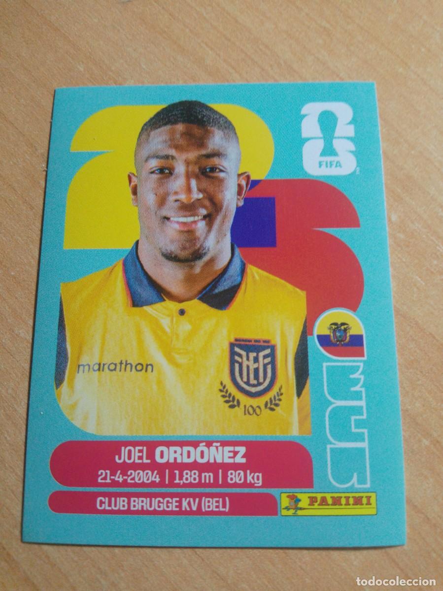Cromos de f&uacute;tbol: ORD&Oacute;&Ntilde;EZ ECUADOR ECU 8 MUNDIAL FIFA WORLD CUP 2026 26 PANINI STICKERS NUEVO