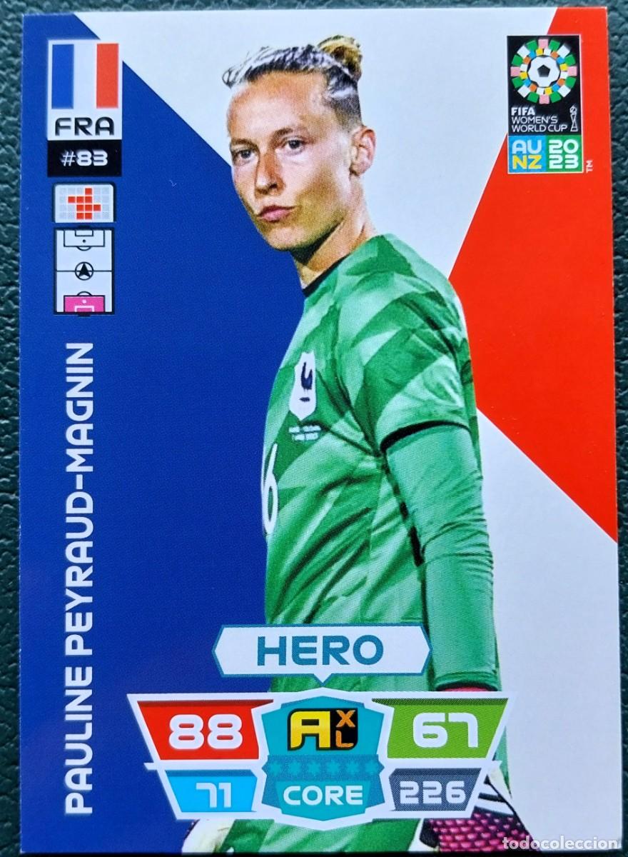 Football Stickers: 83 PAULINE PEYRAUD-MAGNIN FRANCIA FICHAS ALBUM ADRENALYN FEMENINO MUNDIAL WOMEN'S WORLD AU NZ 2023