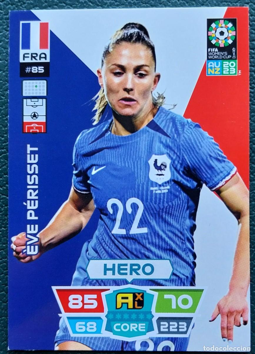 Cromos de f&uacute;tbol: 85 EVE PERISSET FRANCIA FICHAS ALBUM ADRENALYN FEMENINO MUNDIAL WOMEN'S WORLD AU NZ 2023
