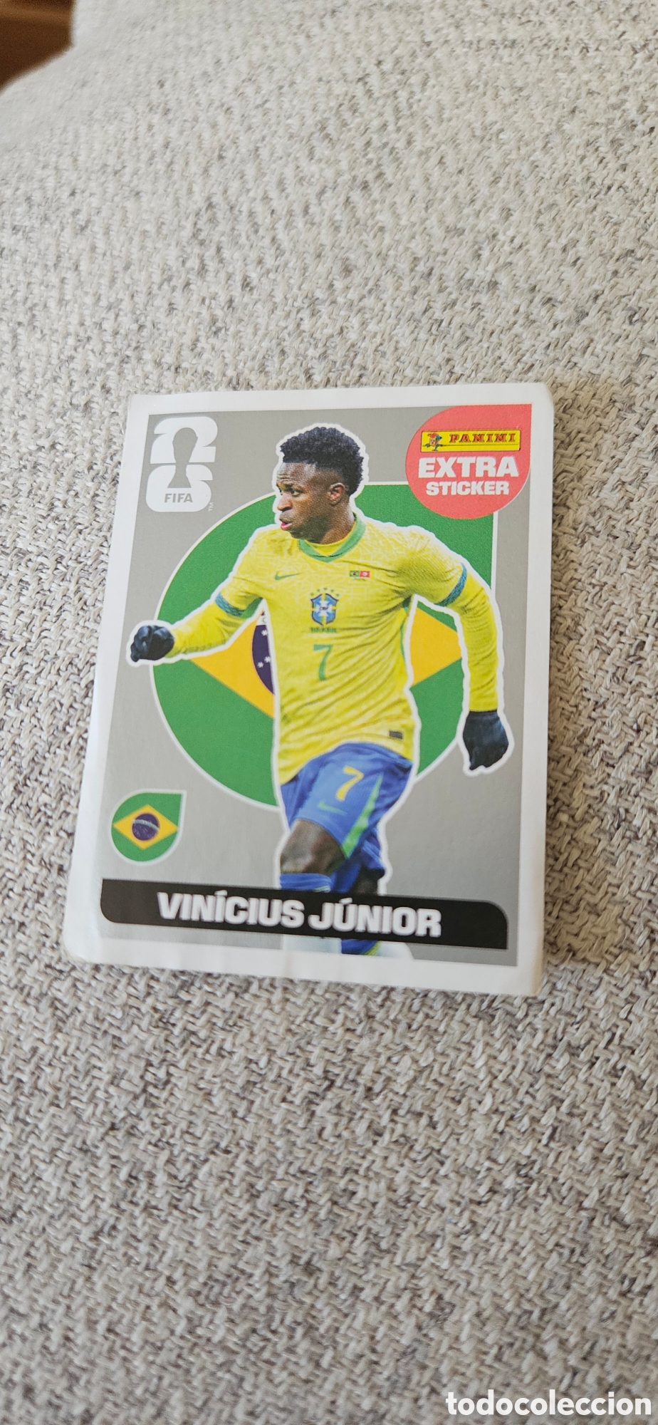 Football Stickers: Extra sticker oro mundial 2026 plata 26 vinicius estados unidos
