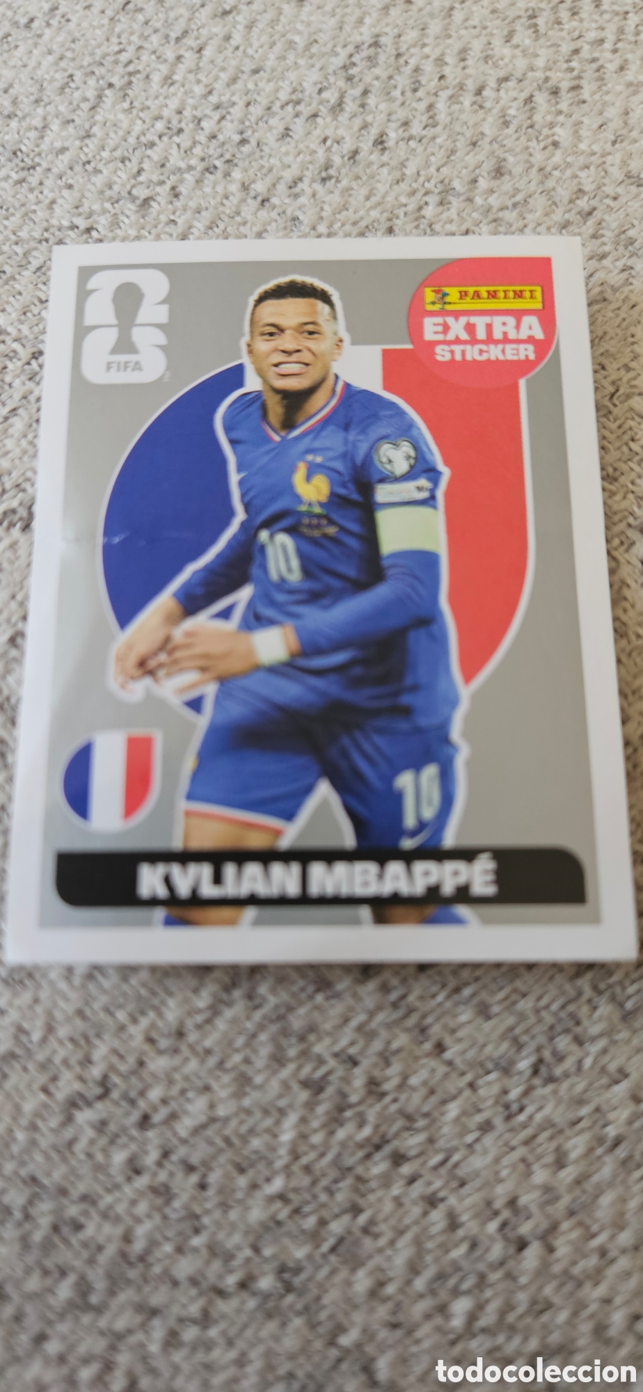 Football Stickers: Extra sticker oro mundial 2026 mbappe plata estados unidos
