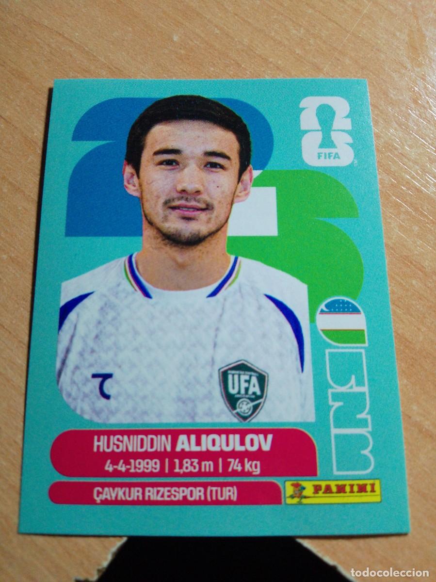 Cromos de f&uacute;tbol: ALIQULOV UZBEKISTAN UZB 6 MUNDIAL FIFA WORLD CUP 2026 26 PANINI STICKERS NUEVO