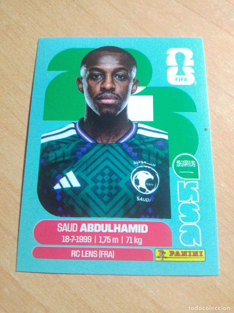 Cromos de f&uacute;tbol: ABDULHAMID ARABIA SAUD&Iacute; KSA 4 MUNDIAL FIFA WORLD CUP 2026 26 PANINI STICKERS NUEVO