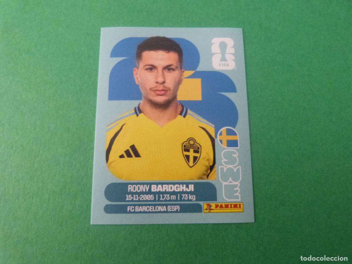 Cromos de f&uacute;tbol: CROMO FUTBOL BARDGHJI SUECIA SIN PEGAR N&ordm; 16 SWE 16 MUNDIAL 2026 PANINI