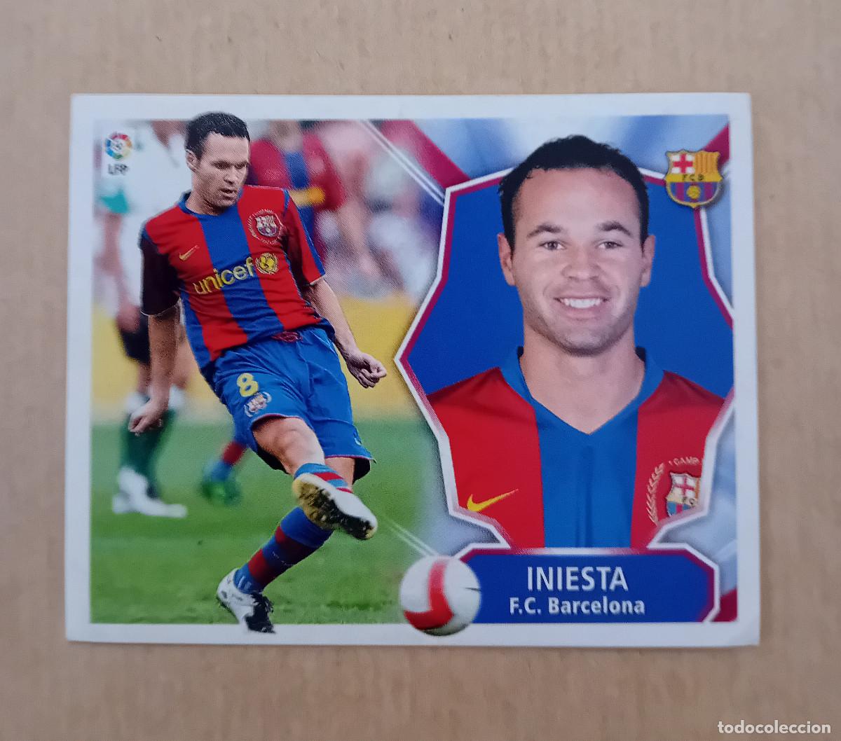 Cromos de f&uacute;tbol: CROMOS - LIGA BBVA 2008 / 2009 - Ediciones Este (Panini) - Iniesta (F.C Barcelona)