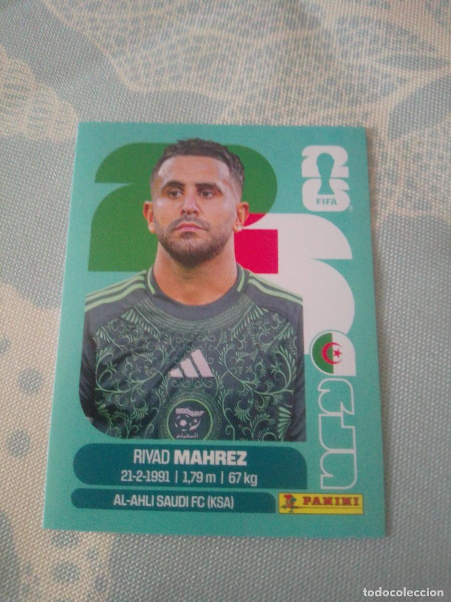 Cromos de f&uacute;tbol: MAHREZ ARGELIA ALG 15 MUNDIAL FIFA WORLD CUP 2026 26 PANINI STICKERS NUEVO