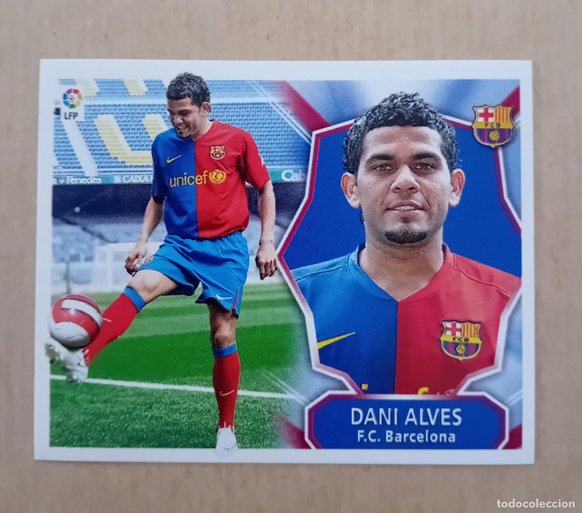 Cromos de f&uacute;tbol: CROMOS - LIGA BBVA 2008 / 2009 - Ediciones Este (Panini) - Dani Alves (F.C Barcelona) &Uacute;ltimo fichaje