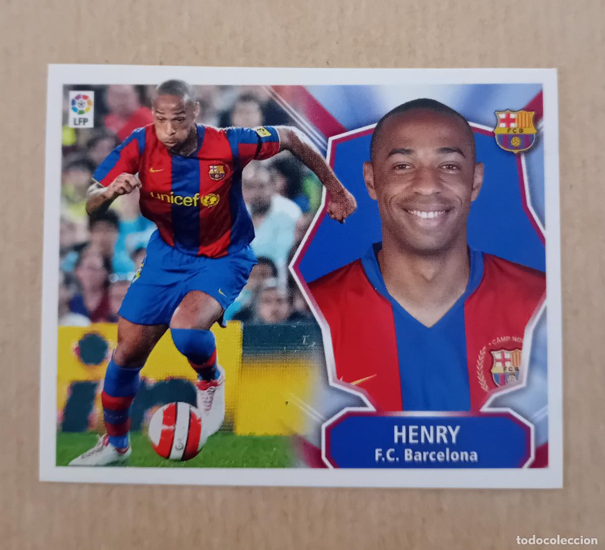 Cromos de f&uacute;tbol: CROMOS - LIGA BBVA 2008 / 2009 - Ediciones Este (Panini) - Henry (F.C Barcelona)