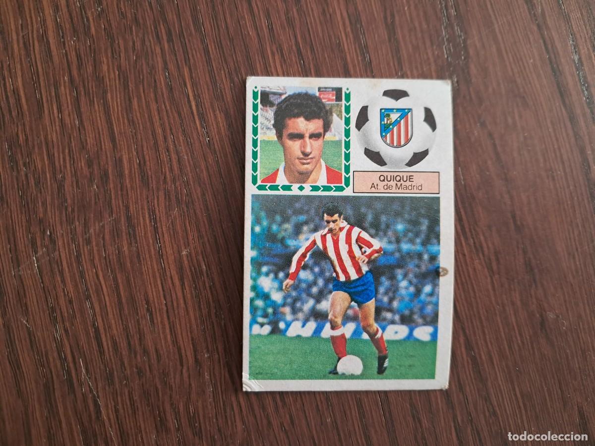 Figurine di Calcio: cromo de futbol, edic. Este 83-84, Quique, At. de Madrid. sin pegar.