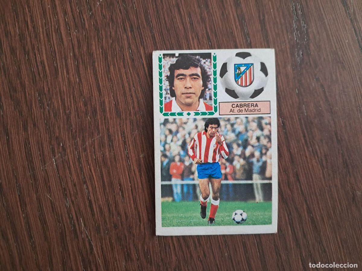 Cartes &agrave; collectionner de Football: cromo de futbol, edic. Este 83-84, Cabrera, At. de Madrid. sin pegar.