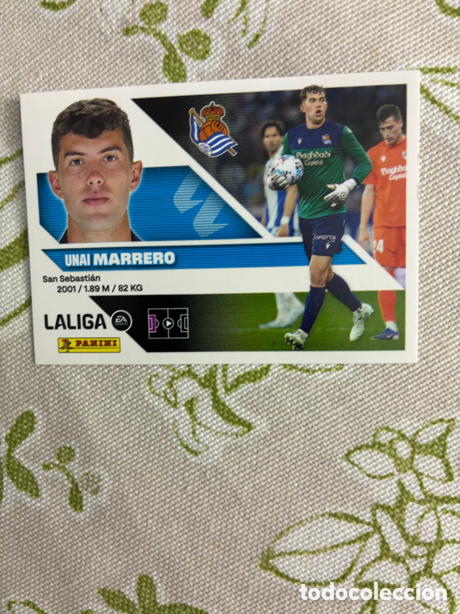 Cromos de f&uacute;tbol: Cromo Unai Marrero (Real Sociedad) N&ordm; 4 - Colecci&oacute;n Este LIGA 2026-27 Panini (Sin Pegar)