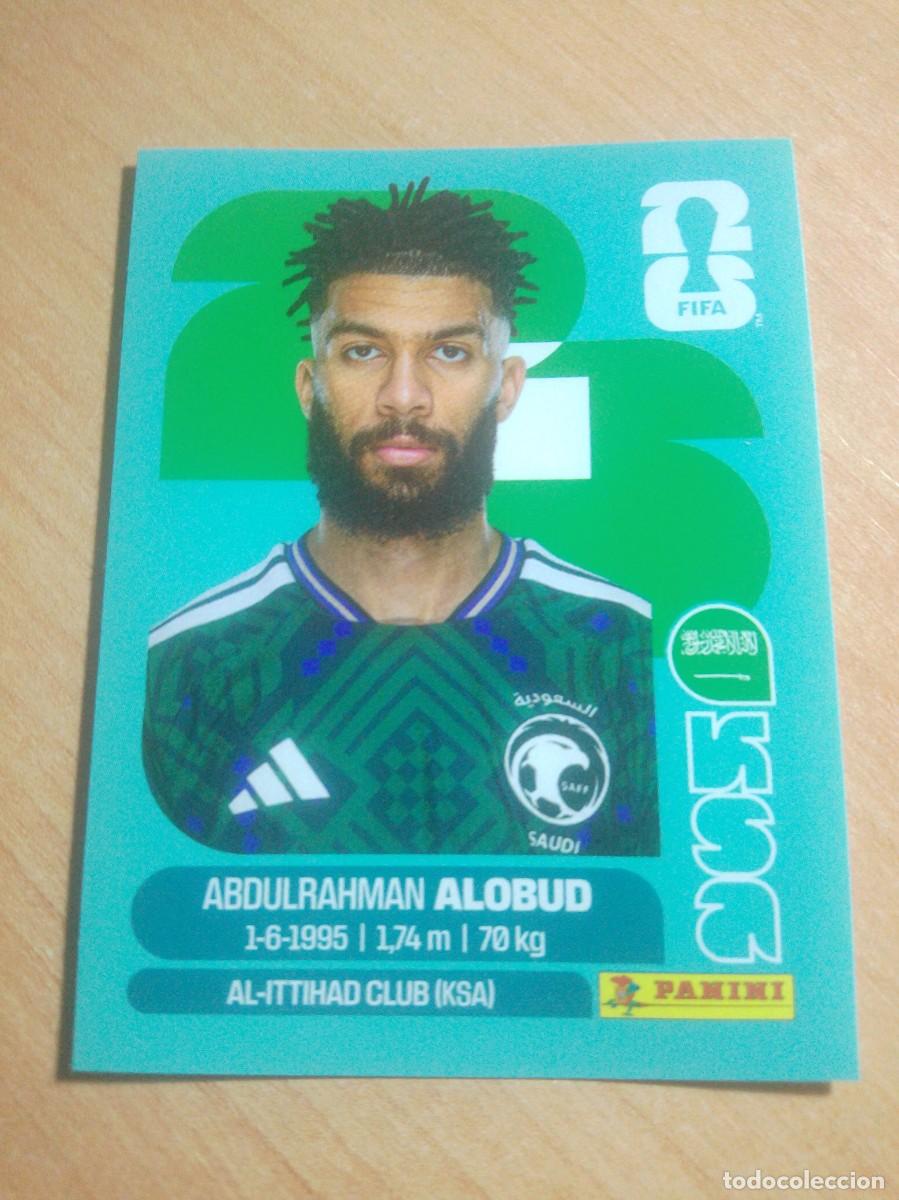 Cromos de f&uacute;tbol: ALOBUD ARABIA SAUD&Iacute; KSA 17 MUNDIAL FIFA WORLD CUP 2026 26 PANINI STICKERS NUEVO