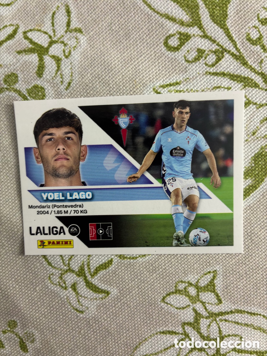 Football Stickers: Cromo Yoel Lago (RC Celta) N&ordm; 9B - Colecci&oacute;n Este LIGA 2026-27 Panini (Sin Pegar)