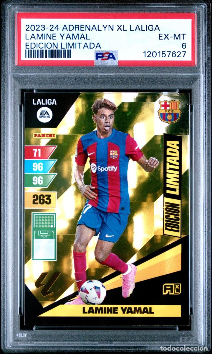 Football Stickers: Lamine Yamal Edicion Limitada Panini Adrenalyn XL 2023 24 PSA 6